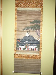 天神掛け軸:滑川博物館蔵