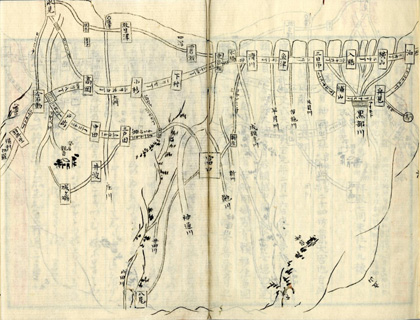 新庄古絵図・新川
