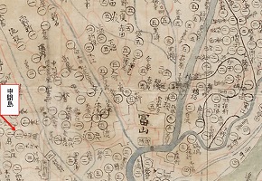（越中四郡組分絵図）文政８年（1825）江戸末期の図
